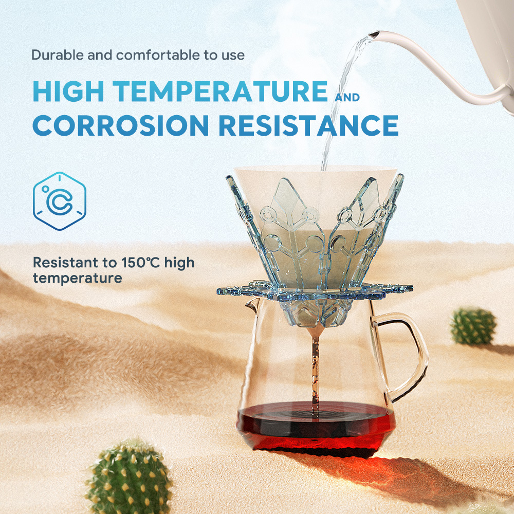 Coffee Dripper V60 - เครื่องกรองกาแฟแบบพับได้แบบพกพาสำหรับทำกาแฟดริสต้าชงขนาดมินิแบบถ้วยพร้อม V60กระดาษกรอง