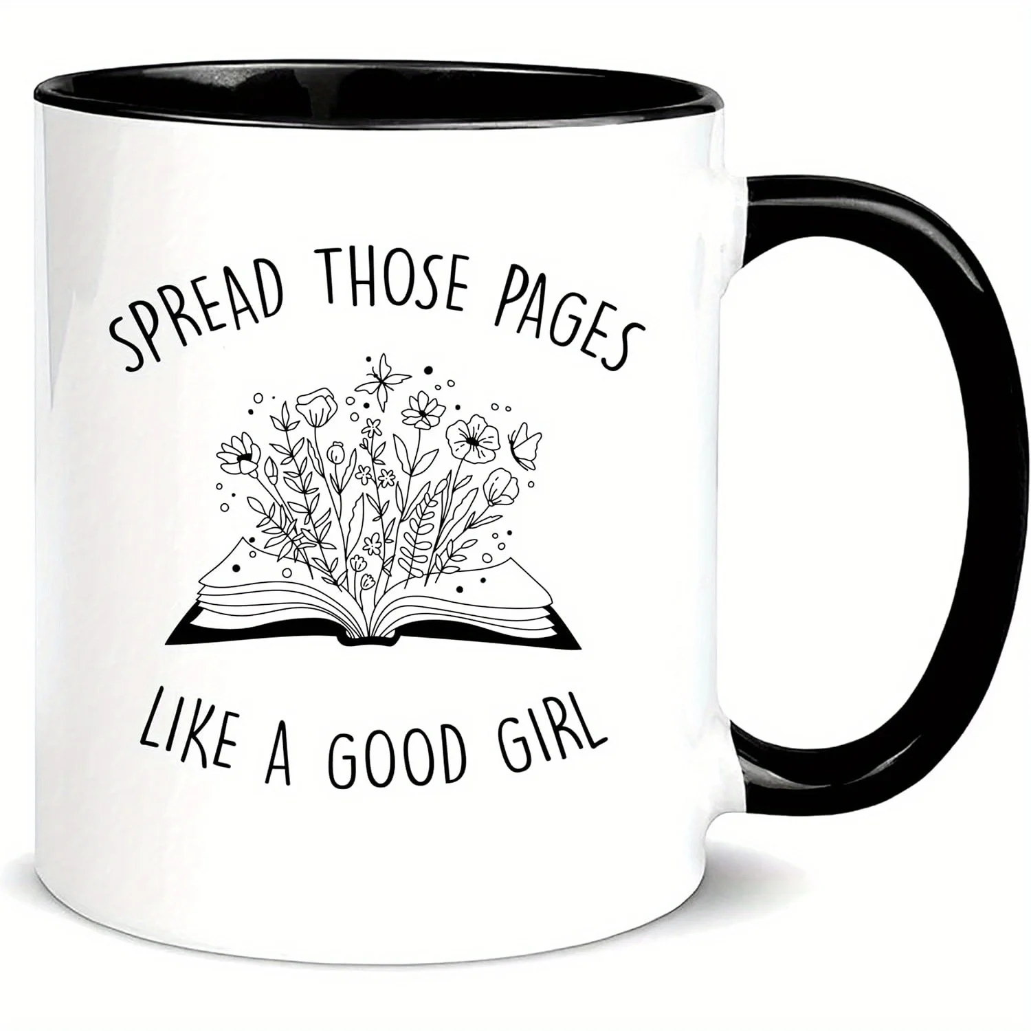 Coffee Tea Like - แก้วมัคสำหรับคนรักหนังสือลาย 