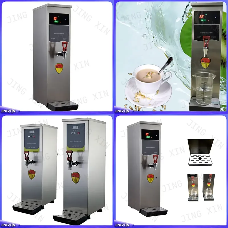 Coffee Tea Equipment - หม้อต้มน้ำร้อนไฟฟ้าเชิงพาณิชย์ขนาด 30 ลิตร ควบคุมอุณหภูมิอัตโนมัติ ทำจากสแตนเลส อุปกรณ์สำหรับร้านชาและกาแฟ