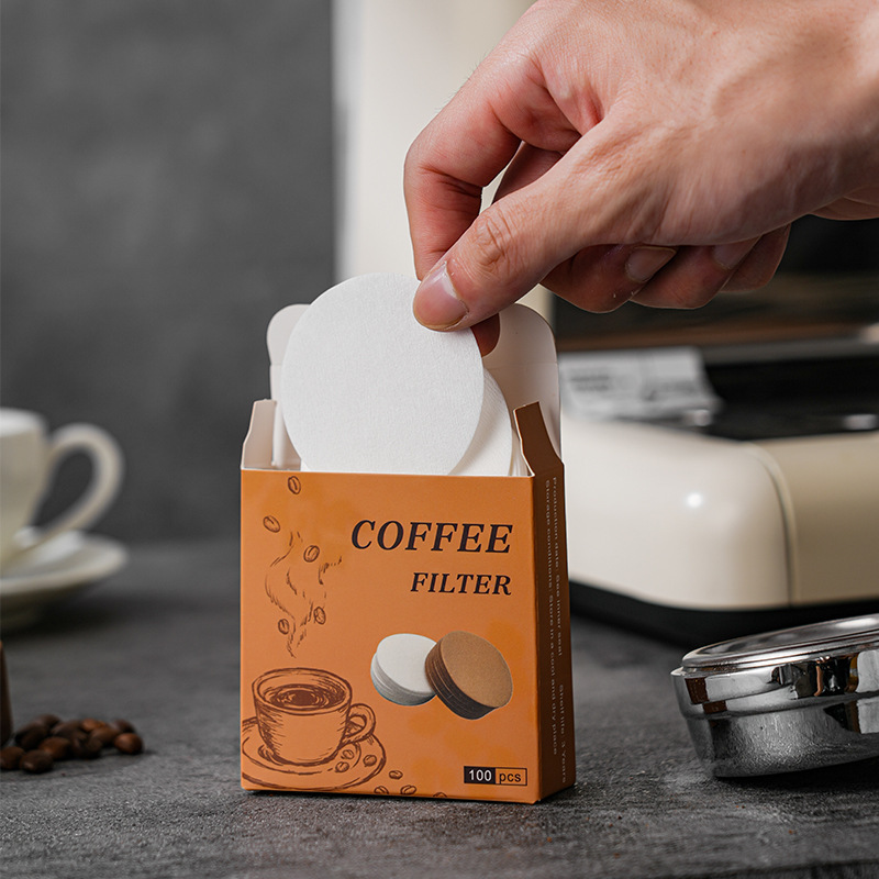Coffee Dripper V60 - ชุดกระดาษกรองกาแฟทรงกลม 100 ชิ้น ขนาด 51 มม./53