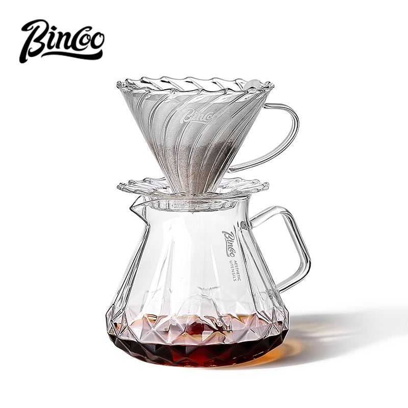 Coffee Dripper V60 - ชุดอุปกรณ์ชงกาแฟแบบ Pour-Over ของ BINCOO พร้อมดริปเปอร์ V60