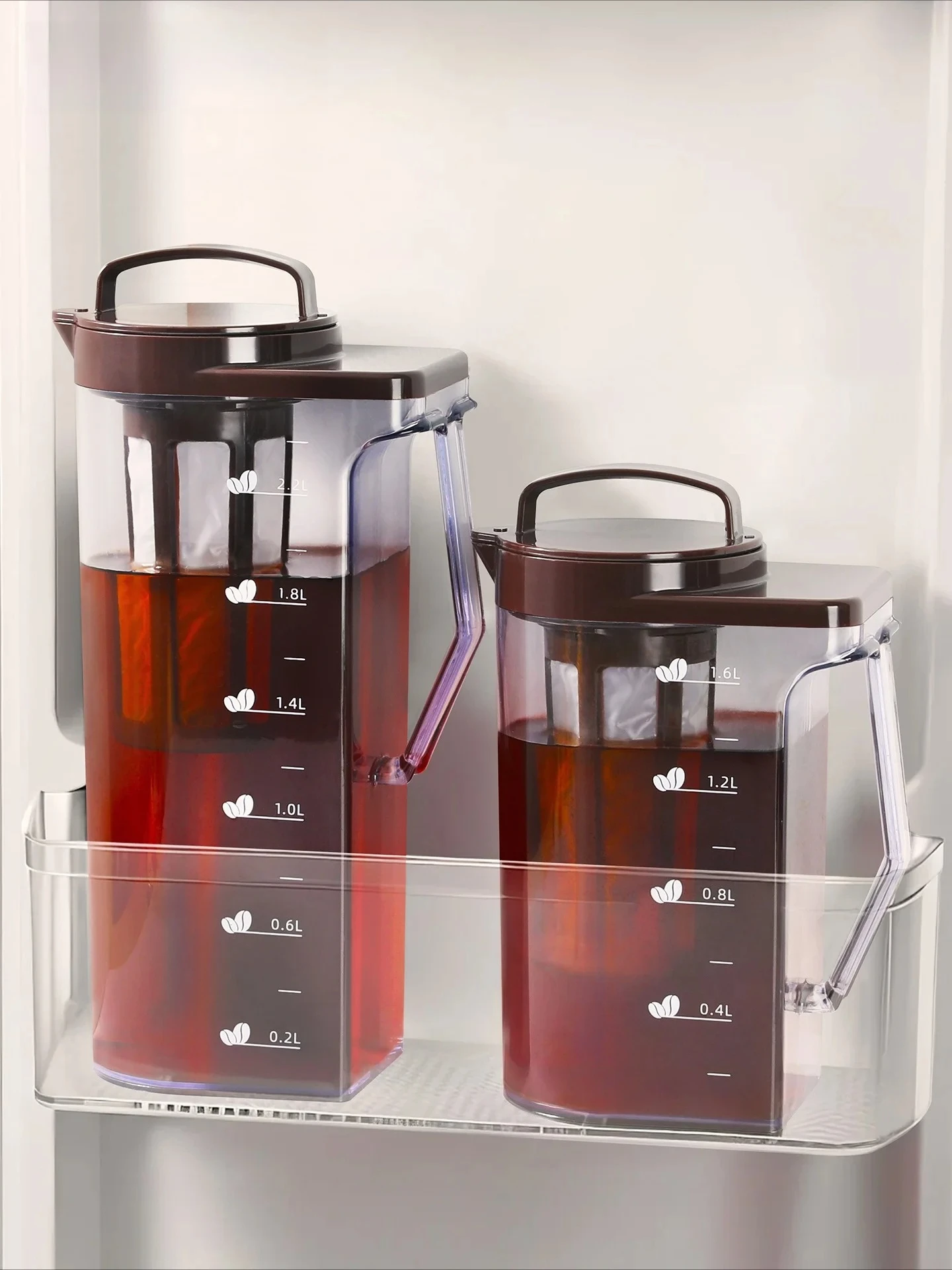 Coffee Tea Equipment - หม้อชงกาแฟพลาสติกความจุขนาดใหญ่สำหรับชงชาเย็นและเครื่องดื่มเย็น อุปกรณ์ครัว