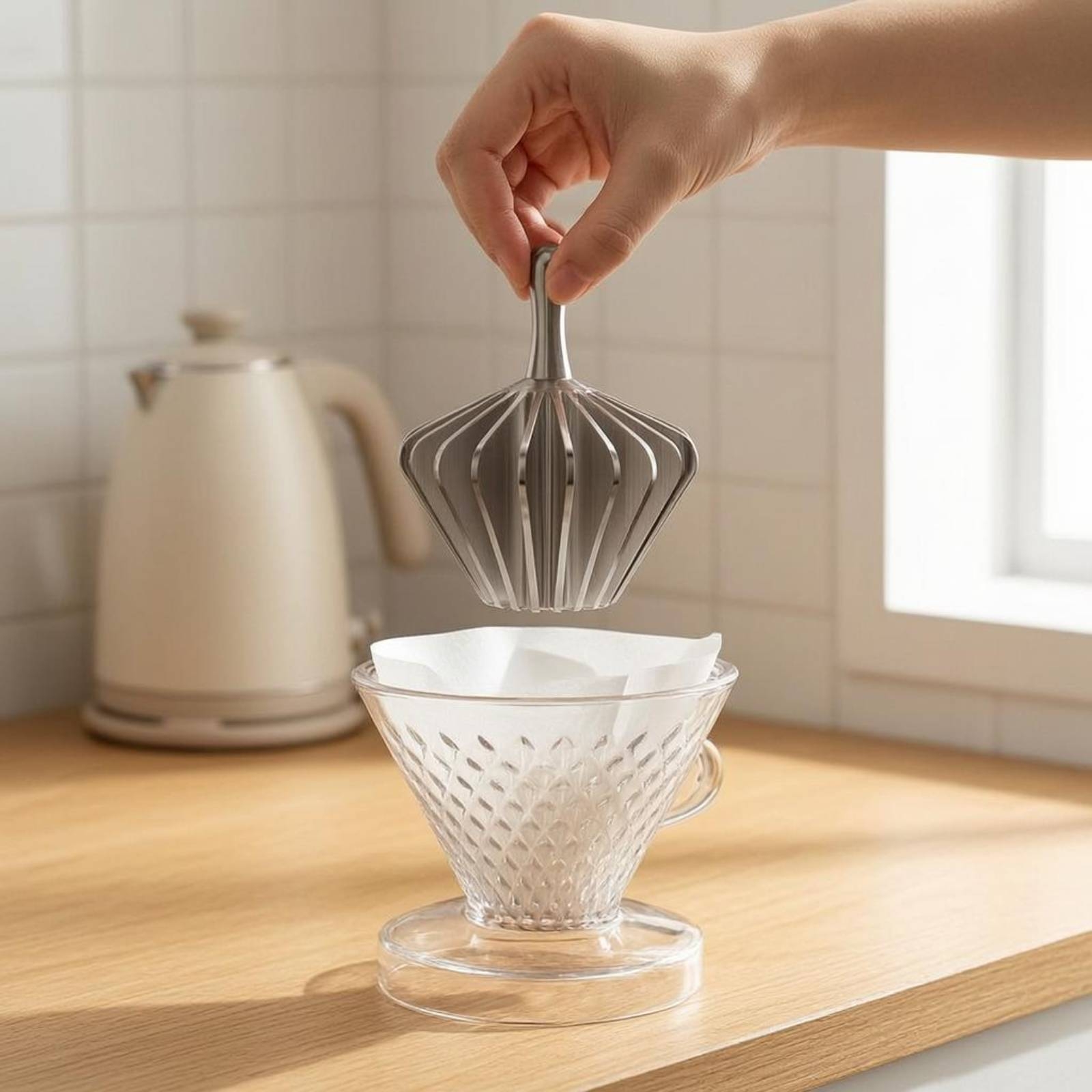 กระดาษกรองกาแฟอะลูมิเนียมอัลลอ - Coffee Dripper V60 บทวิจารณ์และราคา