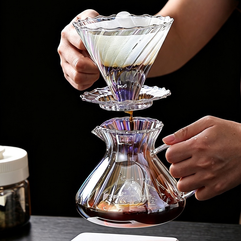 มีสินค้าในสต็อก ชุดชงกาแฟแบบเท - Coffee Dripper V60 บทวิจารณ์และราคา