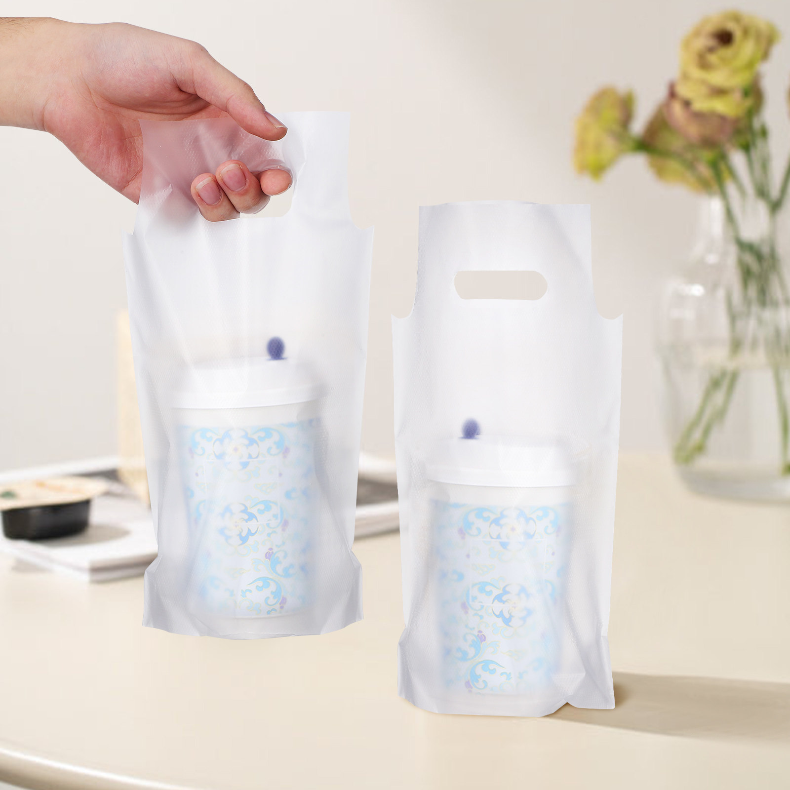 ถุงใส่เครื่องดื่มแบบใส 500 ชิ้ - Coffee Tea Milk บทวิจารณ์และราคา