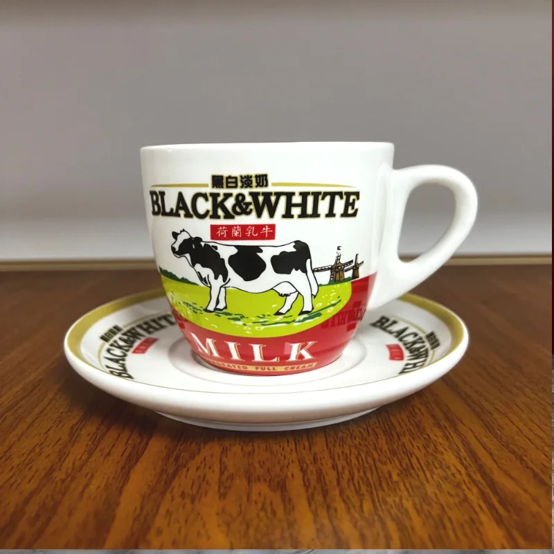 ชุดแก้วกาแฟเซรามิกสีดำขาวคุณภา - Coffee Tea For Me บทวิจารณ์และราคา