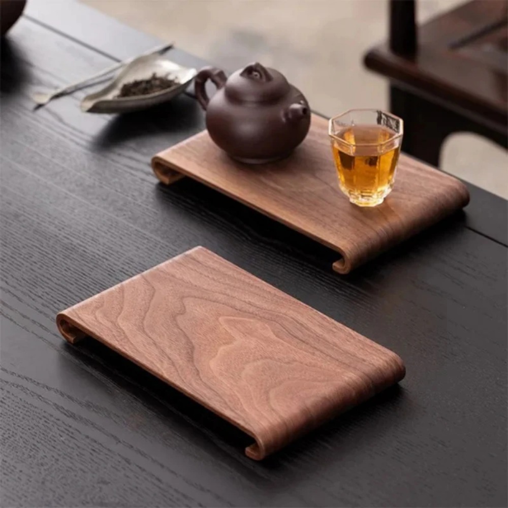 ถาดไม้สำหรับกาแฟและชา รูปทรงสี - Coffee Tea Stand บทวิจารณ์และราคา