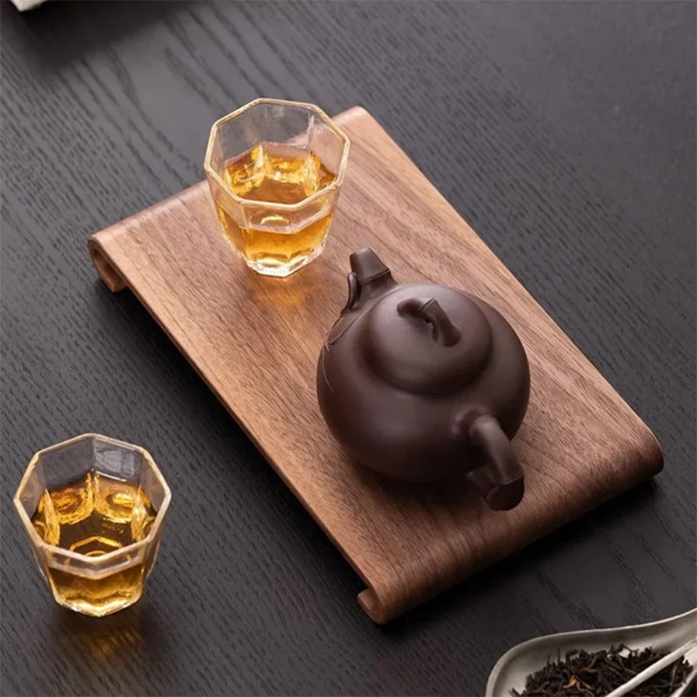 ถาดไม้สำหรับกาแฟและชา รูปทรงสี - Coffee Tea Stand บทวิจารณ์และราคา