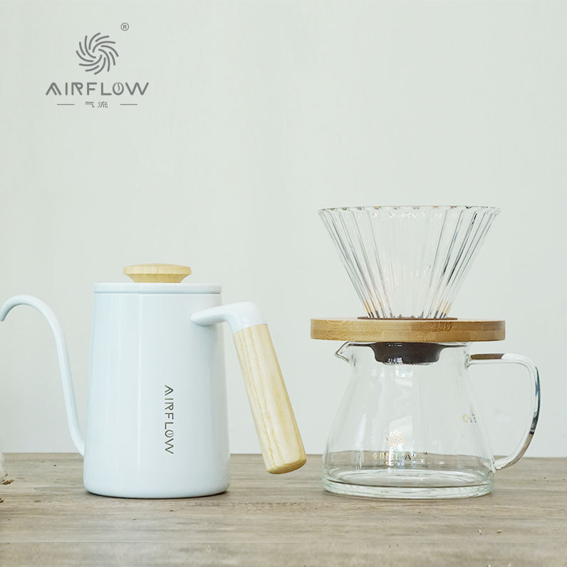 ชุดกาแฟแบบกรองพร้อมขาตั้งไม้ อ - Coffee Dripper V60 บทวิจารณ์และราคา
