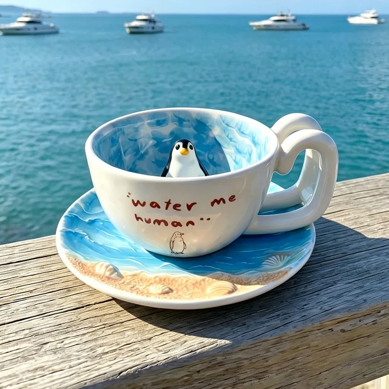 แก้วเซรามิกดีไซน์เก๋ ลวดลายปลา - Coffee Or Tea Please บทวิจารณ์และราคา