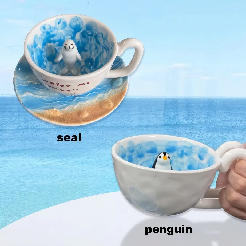 แก้วเซรามิกดีไซน์เก๋ ลวดลายปลา - Coffee Or Tea Please บทวิจารณ์และราคา
