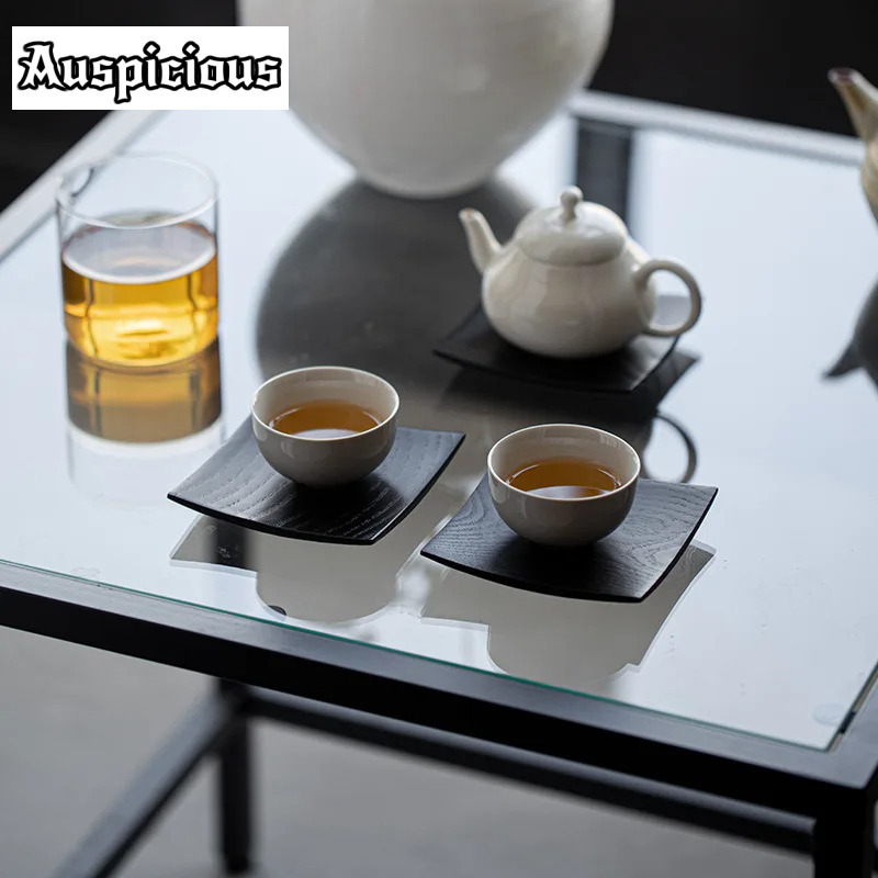 ที่รองแก้วไม้แข็งแบบย้อนยุค2ชิ - Coffee Tea Stand บทวิจารณ์และราคา