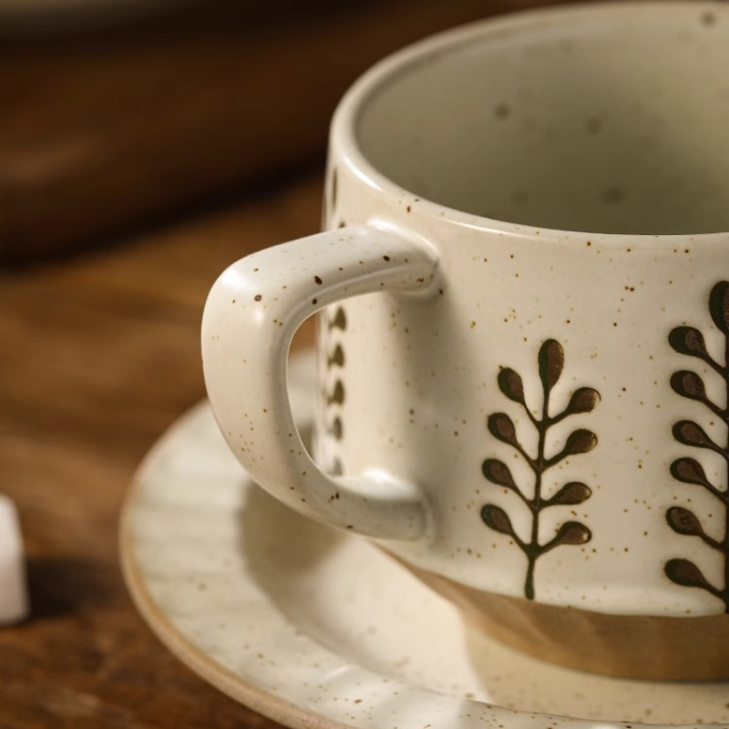 Retro ถ้วยเซรามิคเครื่องปั้นดิ - Coffee Tea For Me บทวิจารณ์และราคา
