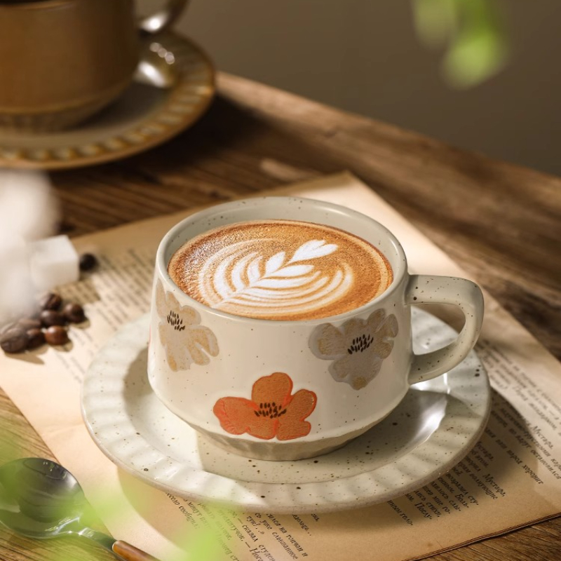 Retro ถ้วยเซรามิคเครื่องปั้นดิ - Coffee Tea For Me บทวิจารณ์และราคา