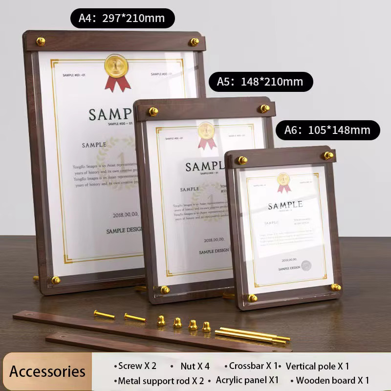 ป้ายเมนูอะคริลิคลายไม้แบบกำหนด - Coffee Tea Stand บทวิจารณ์และราคา