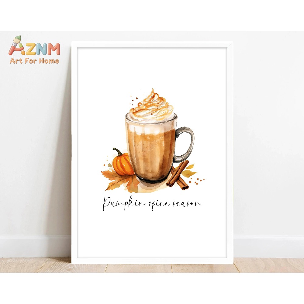 โปสเตอร์พิมพ์ลายฟักทองสไปซ์ 1  - Coffee Tea Milk บทวิจารณ์และราคา