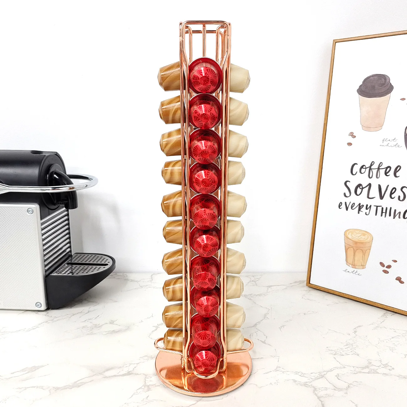 1PC 40 แคปซูลกาแฟ Nespresso Co - Coffee Tea Stand บทวิจารณ์และราคา