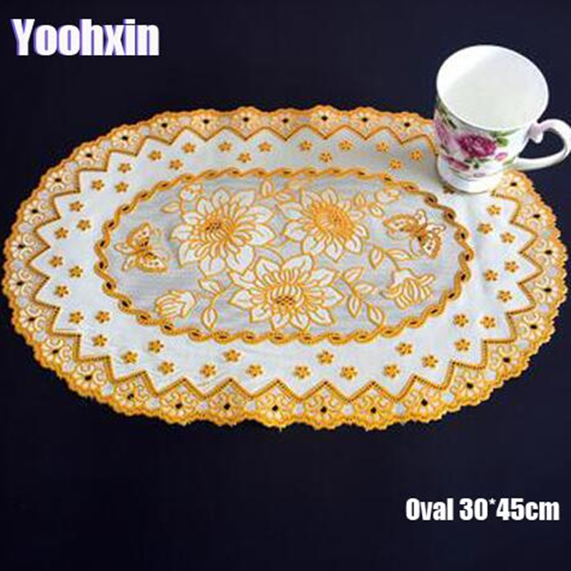 ร้อนรูปไข่ลูกไม้ PVC ทองพลาสติ - Coffee Tea Place บทวิจารณ์และราคา