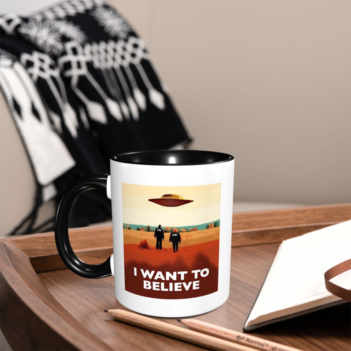 แก้วเซรามิคตลกๆ ลาย FBI X File - Coffee X Tea บทวิจารณ์และราคา