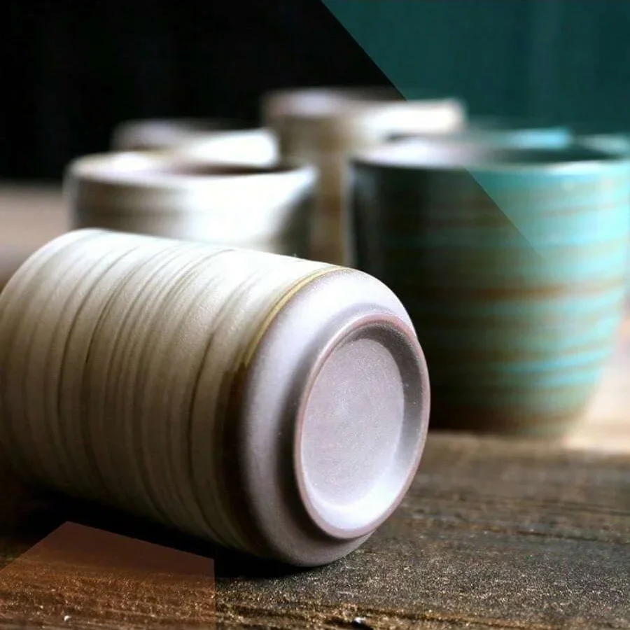 มือวาด Crackle Glaze สโตนแวร์แ - Coffee Tea For Me บทวิจารณ์และราคา