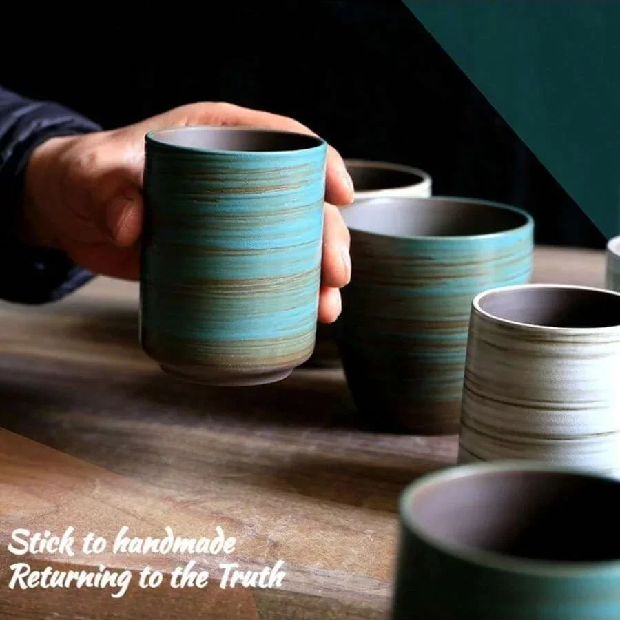 มือวาด Crackle Glaze สโตนแวร์แ - Coffee Tea For Me บทวิจารณ์และราคา