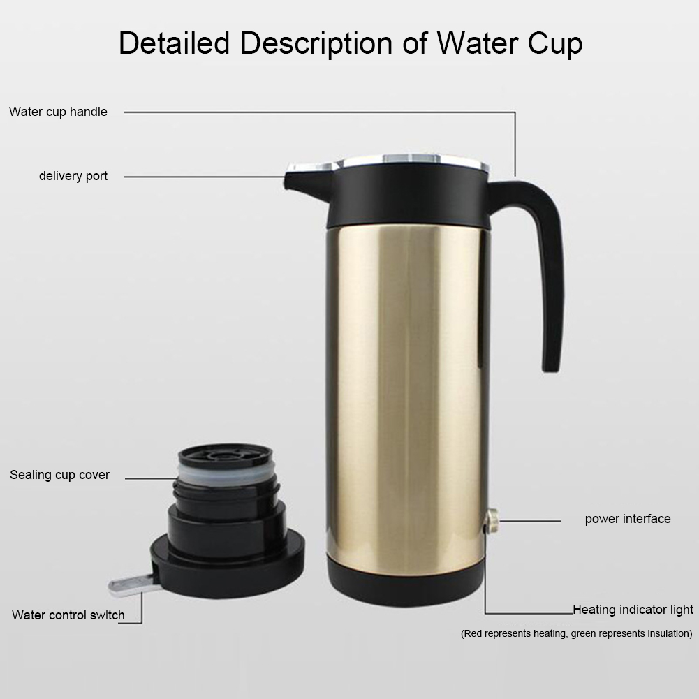 กาต้มน้ำไฟฟ้า 1200 มล. 12V/24V - Coffee X Tea บทวิจารณ์และราคา
