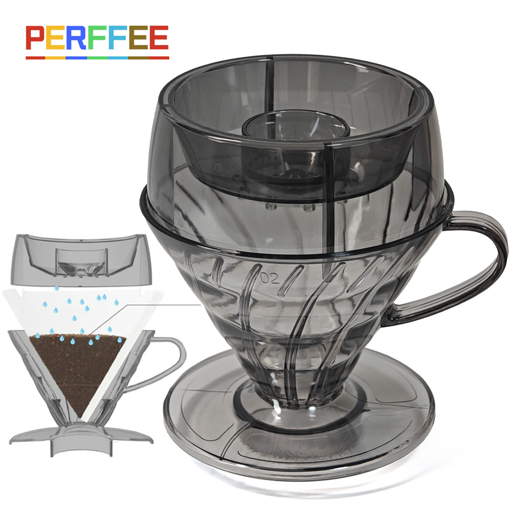 กาแฟกรองฝักบัวหยดV02 กาแฟDripp - Coffee Dripper V60 บทวิจารณ์และราคา