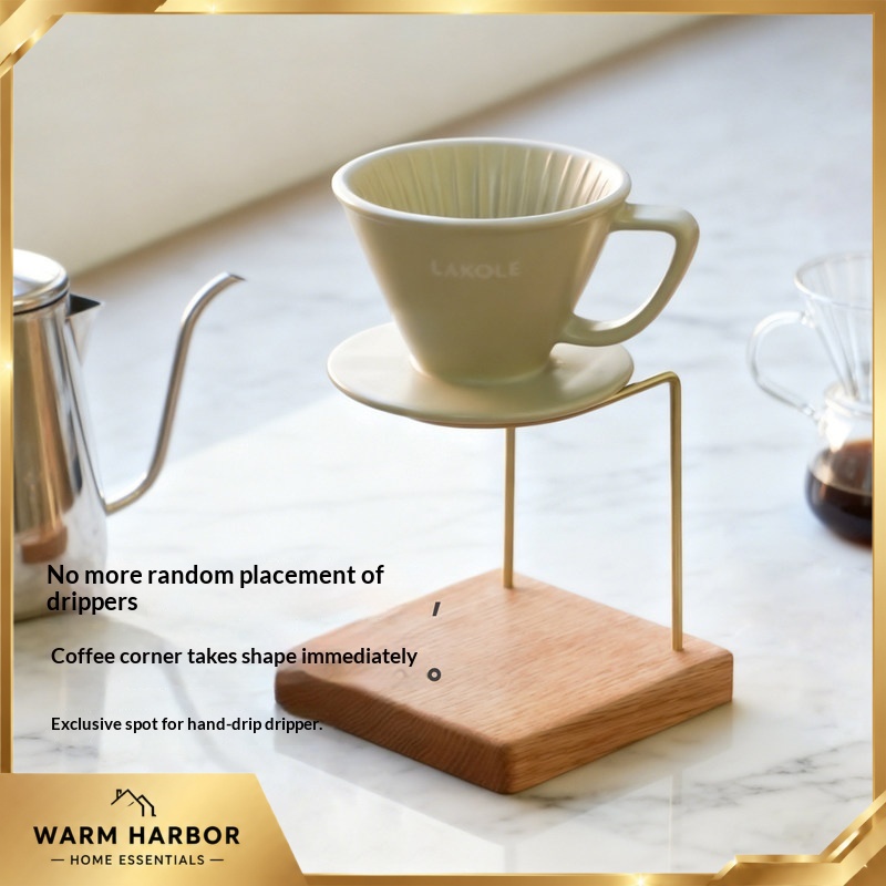 ขาตั้งไม้และทองเหลืองสำหรับชงก - Coffee Dripper V60 บทวิจารณ์และราคา