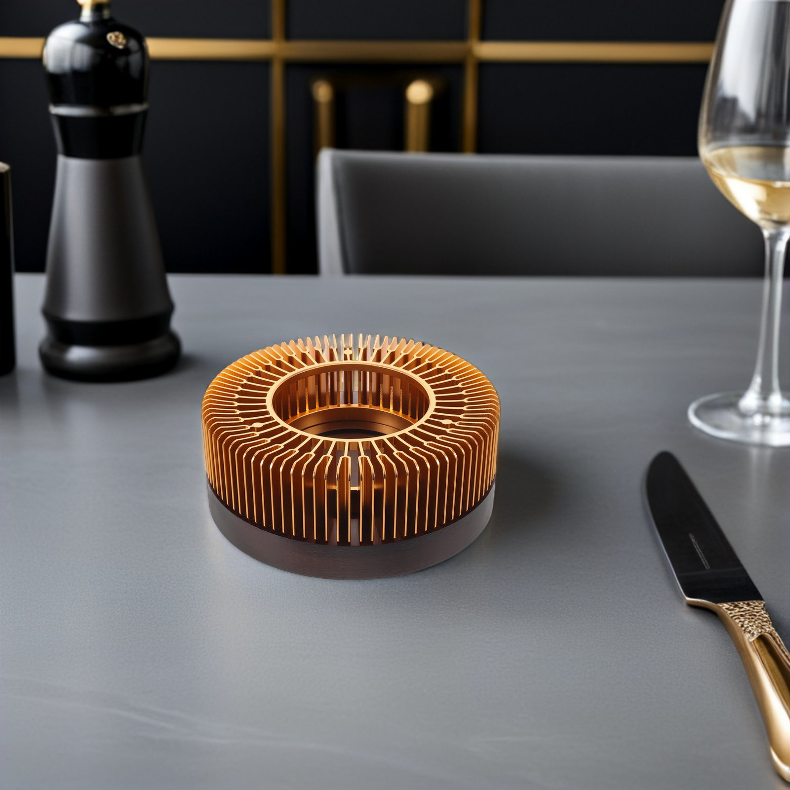 เครื่องอุ่นกาน้ำชาสีทอง ขาตั้ง - Coffee Tea Stand บทวิจารณ์และราคา