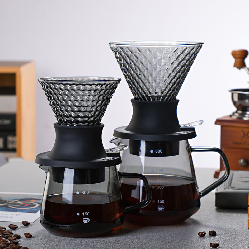 ถ้วยกรองกาแฟแก้วแบบใช้ซ้ำได้ ข - Coffee Dripper V60 บทวิจารณ์และราคา